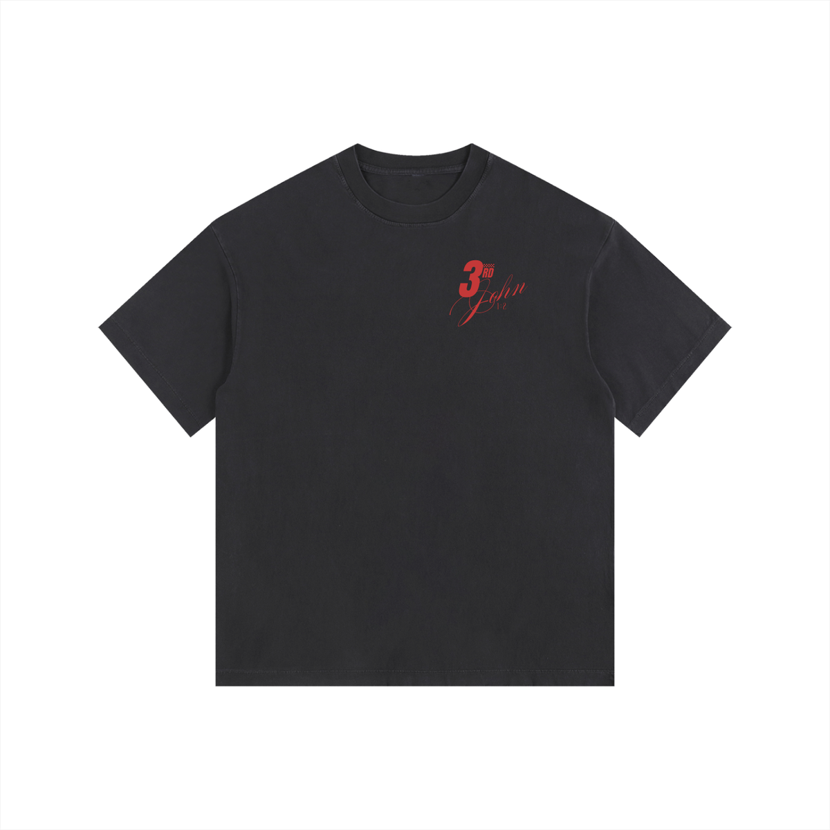"GODSPEED" Vintage Washed Oversized Cotton T-Shirt