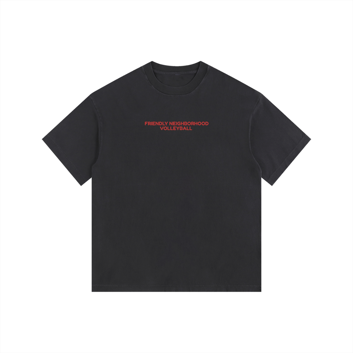 "AFTER HOURS" Volleyball Vintage Washed Oversized Cotton T-Shirt
