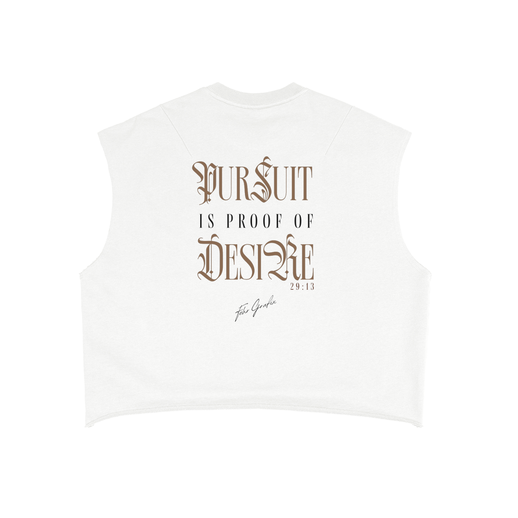 "HOT PURSUIT" French Terry Boxy Tank Top