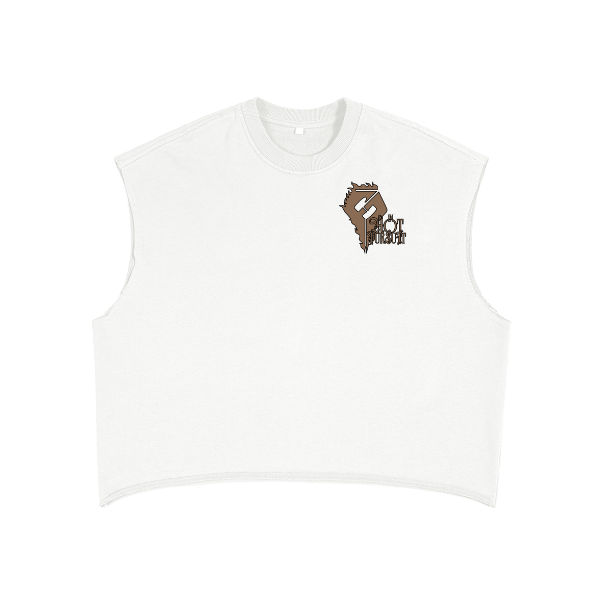 "HOT PURSUIT" French Terry Boxy Tank Top